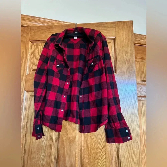Mossimo - Plaid Flannel Shirt - Picture 1 of 3